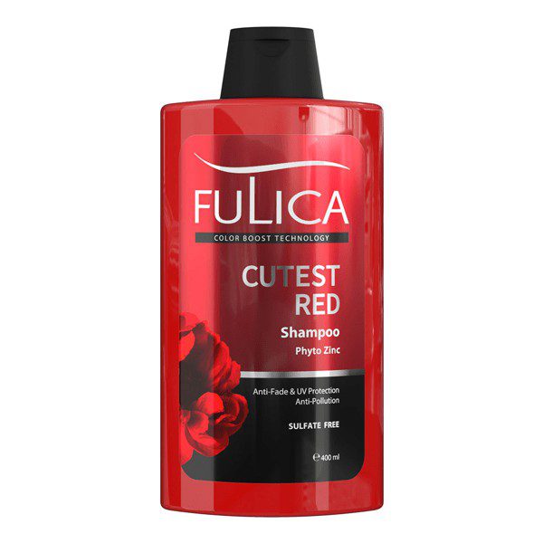 شامپو تثبیت کننده رنگ مو فولیکا مدل CUTEST RED