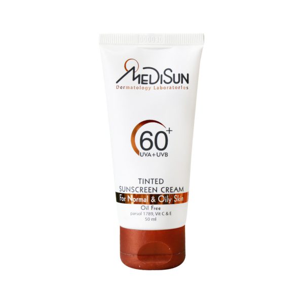 کرم ضد آفتاب SPF60 مدیسان مناسب پوست چرب و معمولی 50 میلی لیتر 1