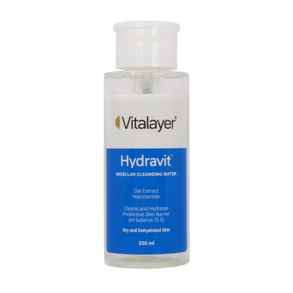 محلول پاک کننده آرایش هیدراویت ویتالیر مناسب پوست خشک 250 میلی لیتر 1